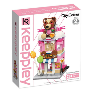 Keeppley by Qman C0109 City Corner 2 Teddy-Laden Teddy...
