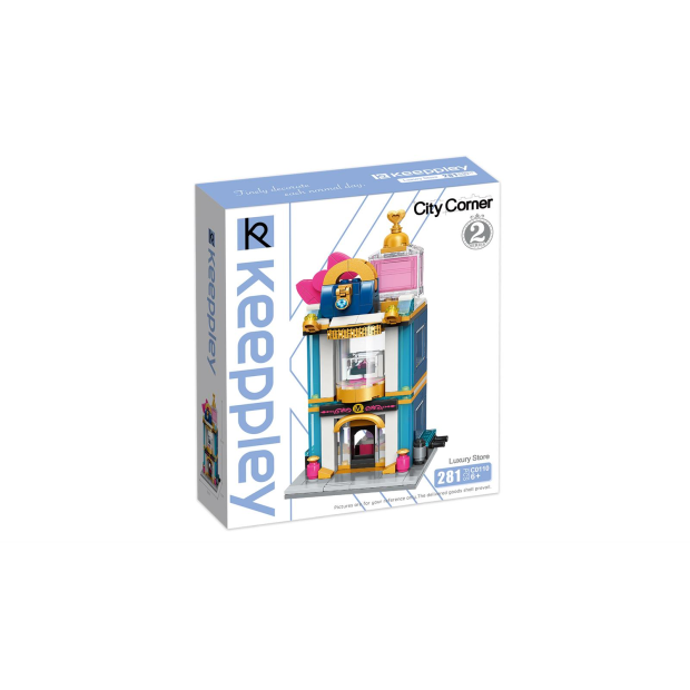 Keeppley by Qman C0110 City Corner 2 Luxusgeschäft Luxury Store