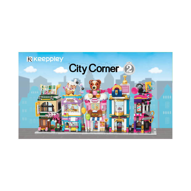 Keeppley by Qman C0111 City Corner 2 Schönheitssalon Friseur New Pretty Look