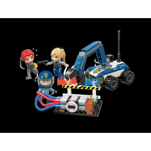 Qman W1932 Mine City 4 Polizei und Räuber Sets