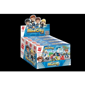 Qman W1932 Mine City 4 Polizei und Räuber Sets