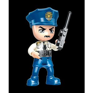 Qman W1937 Mine City Große Polizeistation - Police...