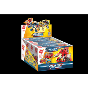 Qman 3305 Transform Blast Ranger 4er Set Transformer