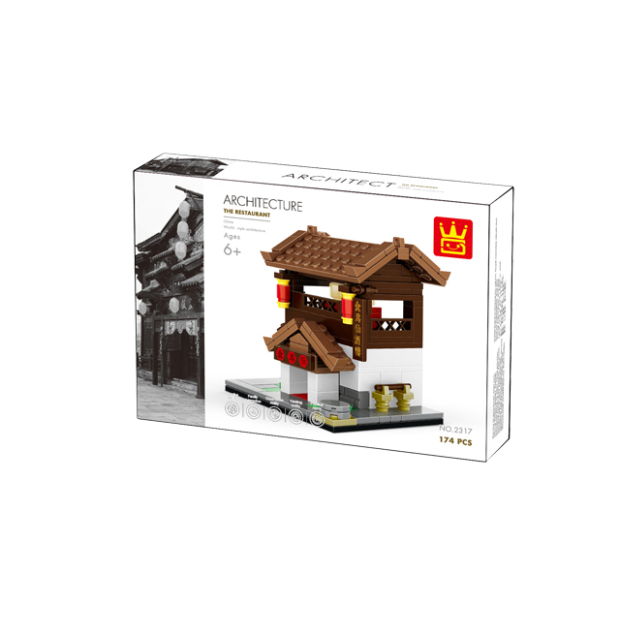 Wange 2317 Architecture-Set Chinesisches Restaurant