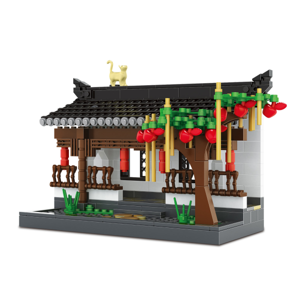 Wange 3312 Architecture-Set Hui Style Korridor