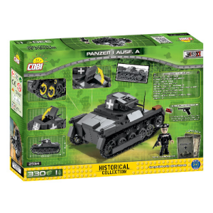Cobi 2534 Panzer I Ausf. A  Pad printed - no Stickers...