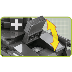 Cobi 2534 Panzer I Ausf. A  Pad printed - no Stickers (Historical Collection, WWII)