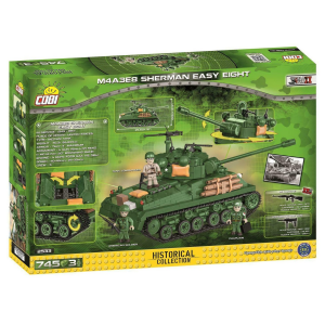 Cobi 2533 US-Panzer M4A3E8 Sherman Easy Eight - Pad...