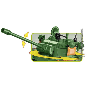 Cobi 2533 US-Panzer M4A3E8 Sherman Easy Eight - Pad Printed- (Historical Collection WWII)