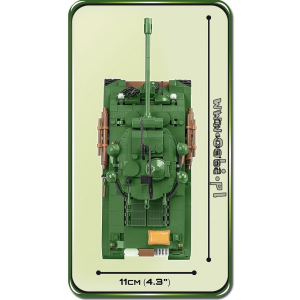 Cobi 2533 US-Panzer M4A3E8 Sherman Easy Eight - Pad Printed- (Historical Collection WWII)
