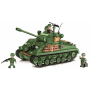 Cobi 2533 US-Panzer M4A3E8 Sherman Easy Eight - Pad Printed- (Historical Collection WWII)