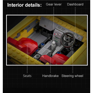 CaDA C61023W Mazda FD3S RX-7 gelb