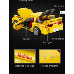 CaDA C61023W Mazda FD3S RX-7 gelb