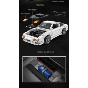 CaDA C61022W Mazda FC3S RX-7 weiß