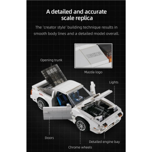 CaDA C61022W Mazda FC3S RX-7 weiß