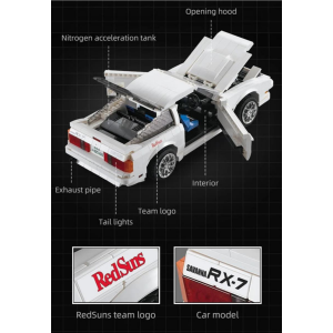 CaDA C61022W Mazda FC3S RX-7 weiß