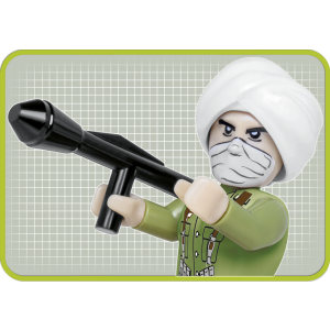 Cobi 2401 DAK  S.D.KFZ 2 Kettenkrad (Historical Collection WWII) Pad printed - no Stickers