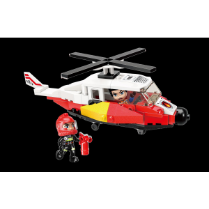 Qman W12011 4 Mini Feuerwehr-Fahrzeuge