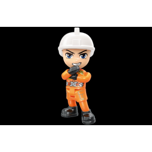 Qman W12011 4 Mini Feuerwehr-Fahrzeuge