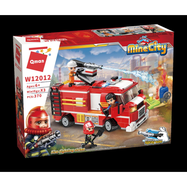 Qman W12012 Feuerwehrauto Löschfahrzeug