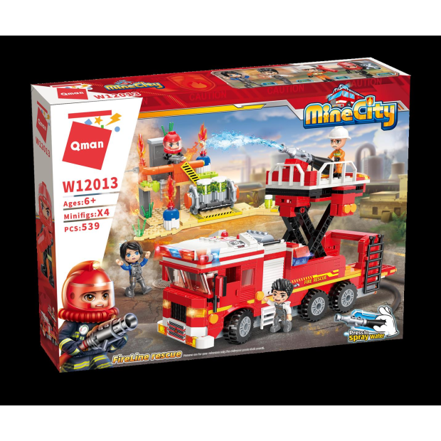 Qman W12013 Feuerwehrauto Löschfahrzeug