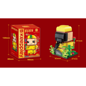 Keeppley by Qman K10107 Chinesische Figur (Männlich) "Rosen-Kavalier"