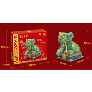 Keeppley by Qman 10125 Elefant - Statue der Verbotenen Stadt