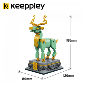 Keeppley by Qman 10122 Hirsch - Statue der Verbotenen Stadt