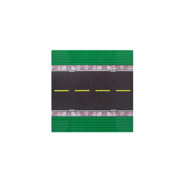 Wange 8814 Baseplate Straße Gerade mit Grünstreifen  32x32 Road