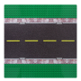 Wange 8814 Baseplate Straße Gerade mit Grünstreifen  32x32 Road