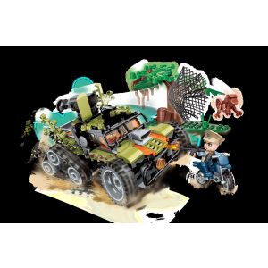 Qman W1921 Wildlife Rescue - Affenjagd mit Halbketten-Fahrzeug