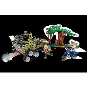 Qman W1921 Wildlife Rescue - Affenjagd mit Halbketten-Fahrzeug