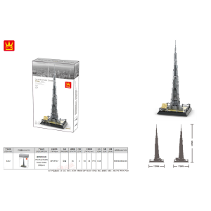 Wange 4222 Architect-Set The Burj Khalifa Tower Dubai
