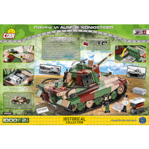 Cobi 2540 PzKpfW VI Ausf. B Königstiger Pad printed...
