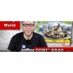 Cobi 2540 PzKpfW VI Ausf. B Königstiger Pad printed - no Stickers (Historical Collection, WWII)