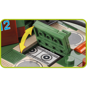 Cobi 2540 PzKpfW VI Ausf. B Königstiger Pad printed - no Stickers (Historical Collection, WWII)