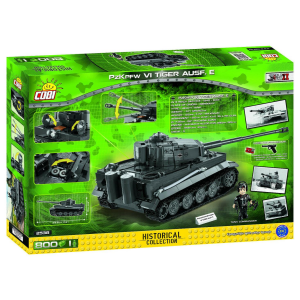Cobi 2538 PZKPFW VI TIGER Ausf. E  Pad printed - no...