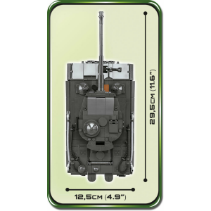 Cobi 2538 PZKPFW VI TIGER Ausf. E  Pad printed - no Stickers (Historical Collection WWII)