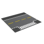 Wange 8813 Baseplate Straße T-Kreuzung 32x32 Road