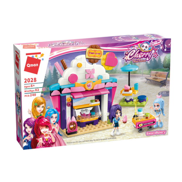 Qman 2028 Cherry Mew Mew Music Festival Sweet Bakery - Kuchenstand im Park