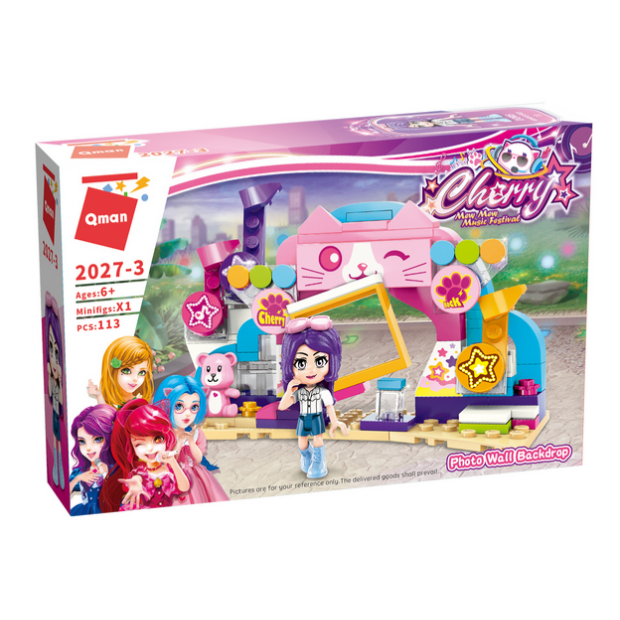 Qman 2027 Cherry Mew Mew Music Festival 4er pack