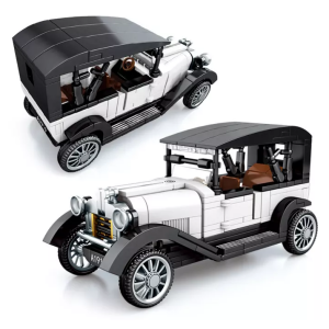 Sembo 607403 Oldtimer weiß-schwarz