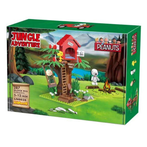Linoos Peanuts LN8028 Dschungelabenteuer Snoopys Baumhaus