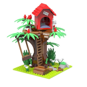 Linoos Peanuts LN8028 Dschungelabenteuer Snoopys Baumhaus