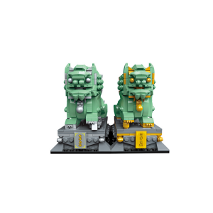 Keeppley by Qman K10111 Zwei Löwen - Statuen der...