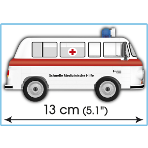 Cobi 24595 Barkas B1000 SMH3 Krankenwagen Pad printed (Youngtimer Collection)