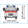 Cobi 24595 Barkas B1000 SMH3 Krankenwagen Pad printed (Youngtimer Collection)