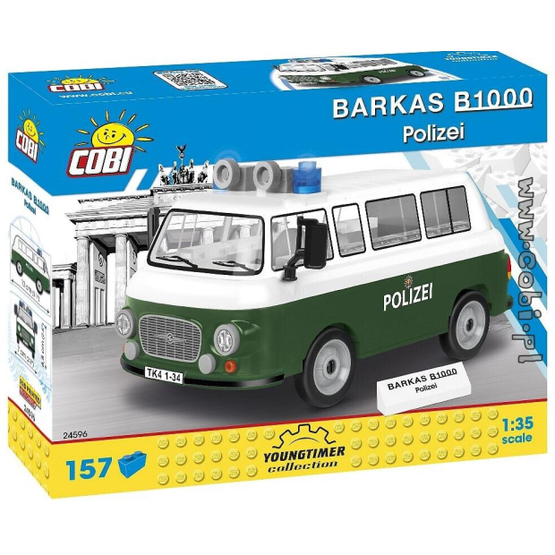 Cobi 24596 Barkas B1000 Polizei Pad printed (Youngtimer Collection)