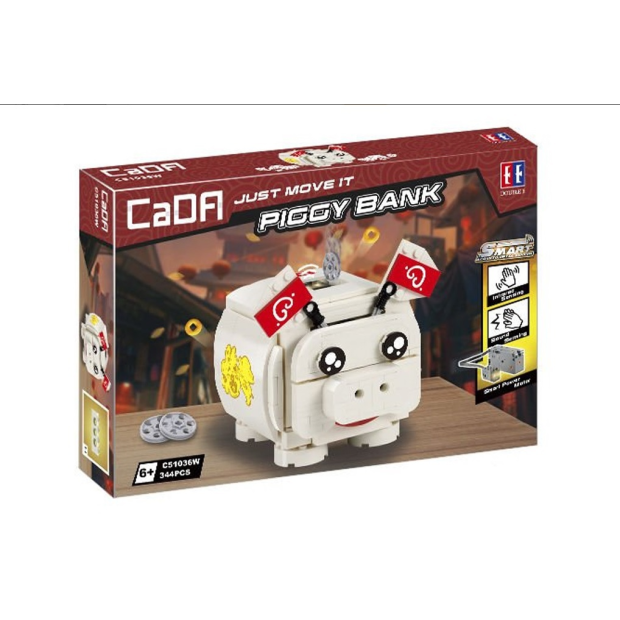 CaDA deTech C51036W Piggy Bank (Sparschwein)