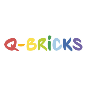 Q-Bricks 300 Teile Box Unicolor Basisfarben / 7 verschiedene Farben auswählbar